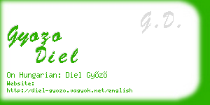 gyozo diel business card